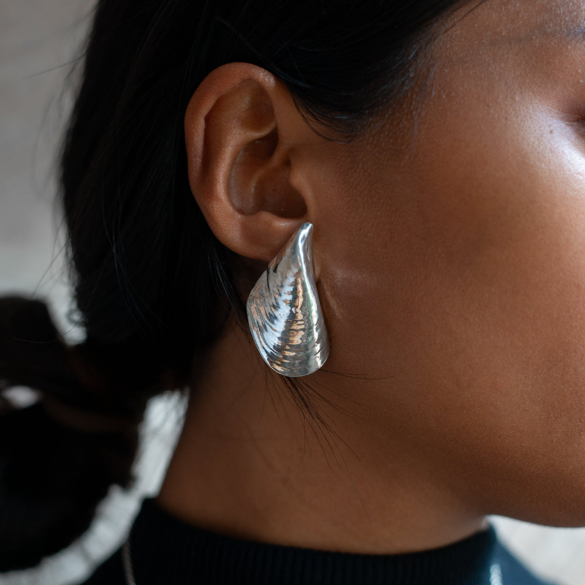 Altea Earrings, sterling silver